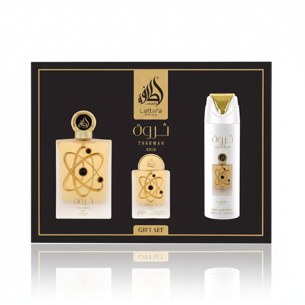 Kit Tharwah Gold — Feminino