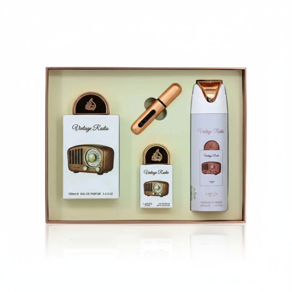 Kit Vintage Radio Gift Set — Unissexo