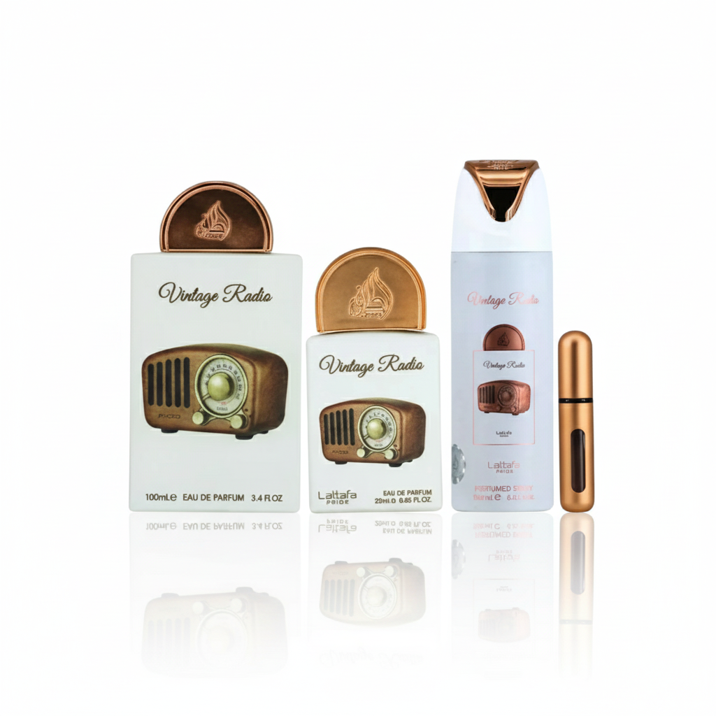 Kit Vintage Radio Gift Set — Unissexo