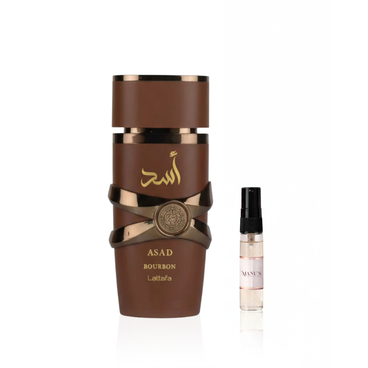 Lattafa Asad Bourbon Decant — Masculino